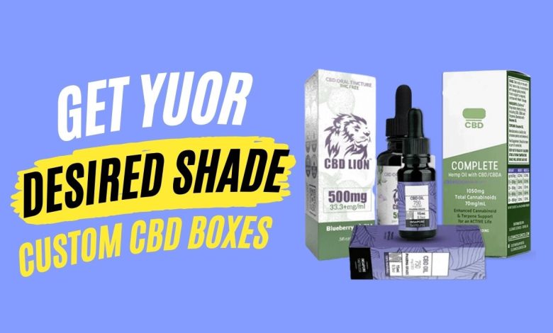 Get Your Desired Shade of Custom CBD Boxes