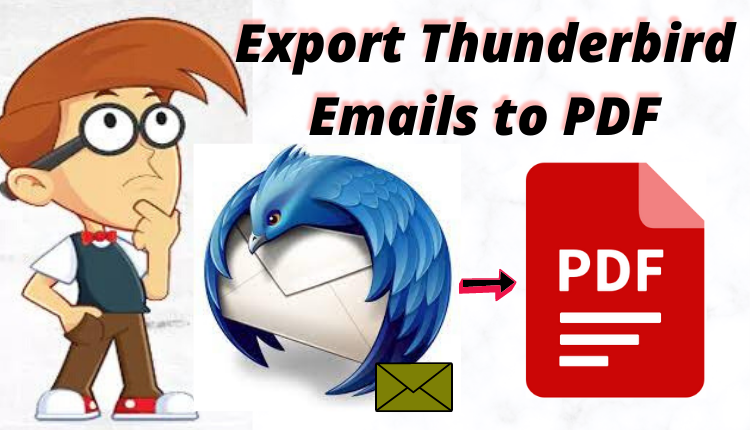 export thunderbird emails to pdf