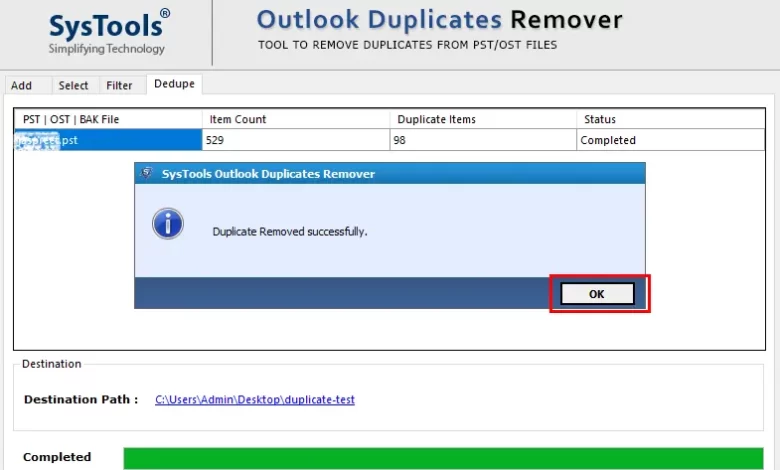 Outlook-duplicate-remover