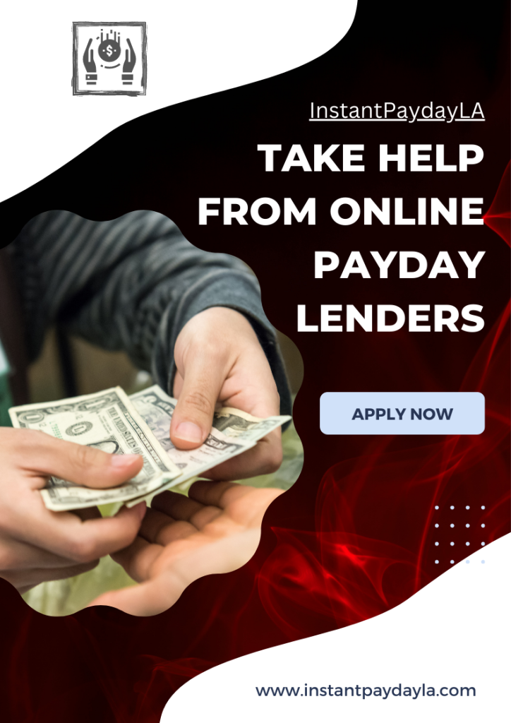Take Help from Online Payday Lenders