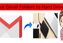 save Gmail folders to Hard Drive