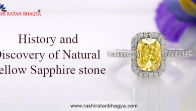 Yellow sapphire stone